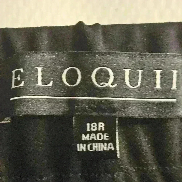 Eloquii 9-to-5 Black Stretch Slim Leg Pants Size 18R - Picture 11 of 15